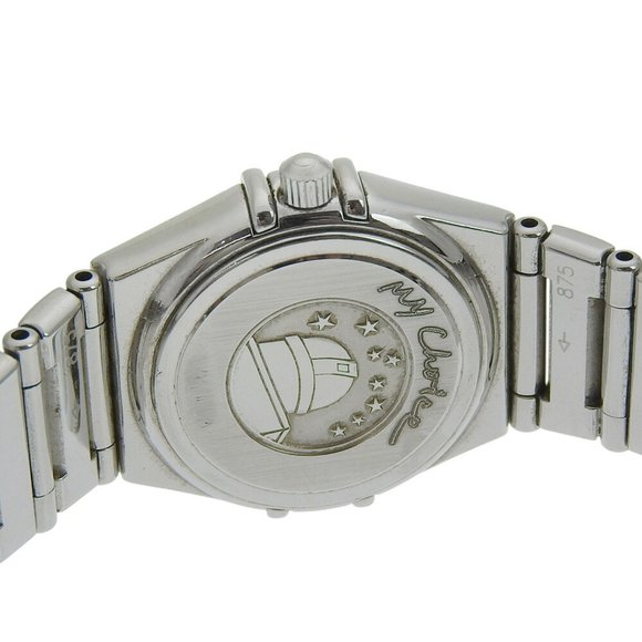 OMEGA Constellation My Choice Women's Watch 1561.70 Stainless Steel Shell Qua...